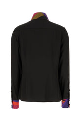 Black silk shirt -  | Wise