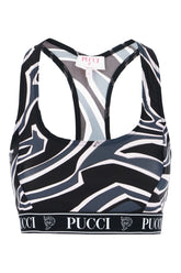 Top in nylon stretch stampato -  | Wise