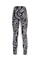 Printed stretch nylon leggings -  | Wise