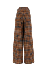 Pantalone in misto lana ricamata -  | Wise