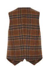 Gilet in misto lana ricamata -  | Wise