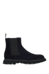 Stivaletti in pelle scamosciata blu notte -  | Wise
