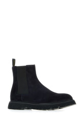 Stivaletti in pelle scamosciata blu notte -  | Wise