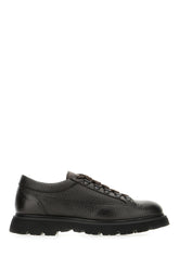 Dark brown leather lace-up shoes -  | Wise
