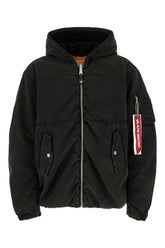 Slate cotton reversible padded jacket -  | Wise