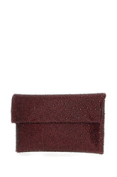 Embellished fabric Carena clutch -  | Wise