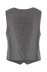 Embellished polyester blend vest -  | Wise