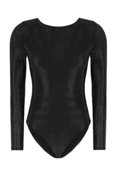 Body in misto poliestere nero -  | Wise