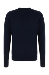 Maglione in lana blu notte -  | Wise