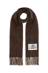 Sciarpa in misto lana cioccolato -  | Wise