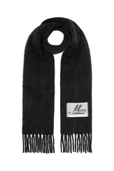 Sciarpa in misto lana nera -  | Wise