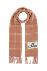 Embroidered wool blend scarf -  | Wise