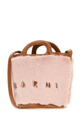 Borsa a mano in eco pelliccia rosa -  | Wise