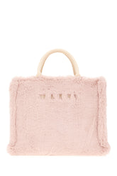 Borsa a mano in eco pelliccia rosa -  | Wise