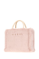 Borsa a mano in eco pelliccia rosa -  | Wise