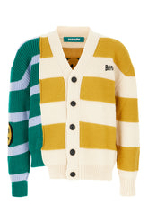 Multicolor wool and acrylic cardigan -  | Wise