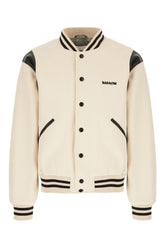 Multicolor polyester padded bomber jacket -  | Wise