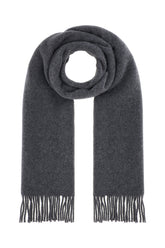 Sciarpa in lana grigio scuro -  | Wise