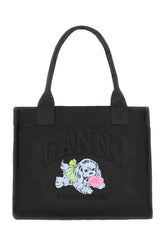 Borsa shopping in tela nera -  | Wise