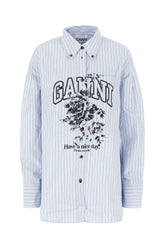 Printed poplin shirt -  | Wise