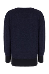 Maglione in misto nylon blu notte -  | Wise