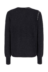 Slate nylon blend cardigan -  | Wise