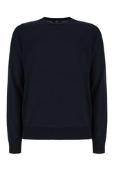 Midnight blue silk blend sweater -  | Wise