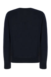 Midnight blue silk blend sweater -  | Wise