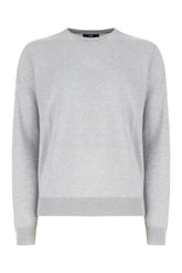 Light grey silk blend sweater -  | Wise