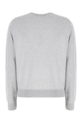 Light grey silk blend sweater -  | Wise