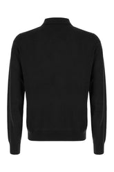 Black silk blend sweater -  | Wise