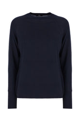 Maglione in lana blu notte -  | Wise