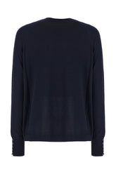 Maglione in lana blu notte -  | Wise