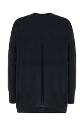 Maglione in misto seta nera -  | Wise