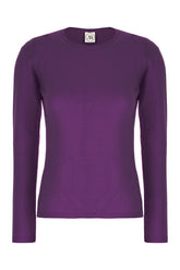Maglione in cashmere viola -  | Wise