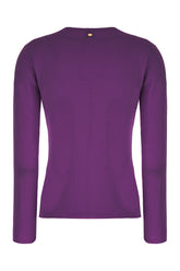 Maglione in cashmere viola -  | Wise