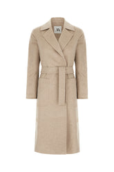 Sand cashmere coat -  | Wise