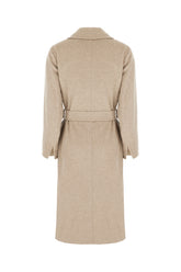 Sand cashmere coat -  | Wise