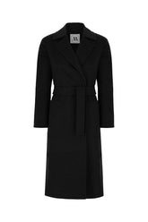 Black cashmere coat -  | Wise