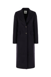 Midnight blue cashmere coat -  | Wise