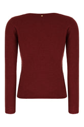 Maglione in cashmere rosso tiziano -  | Wise