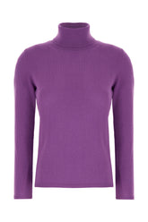 Maglione in cashmere viola -  | Wise