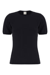 Maglione in cashmere blu notte -  | Wise
