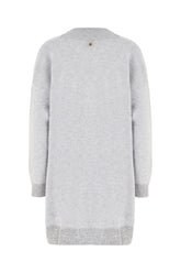 Cardigan in cashmere grigio -  | Wise