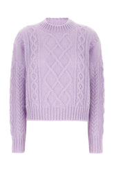 Maglione in misto cashmere lilla -  | Wise
