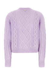 Maglione in misto cashmere lilla -  | Wise