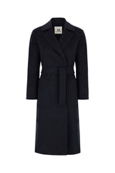 Midnight blue cashmere coat -  | Wise