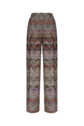 Multicolor viscose blend pants -  | Wise