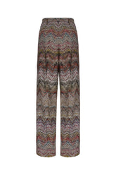 Multicolor viscose blend pants -  | Wise