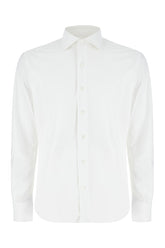 White stretch nylon shirt -  | Wise